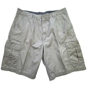 Wrangler Hero Authentic Issue Cargo Shorts Mens 38 Khaki Beige Pockets Y2K VTG
